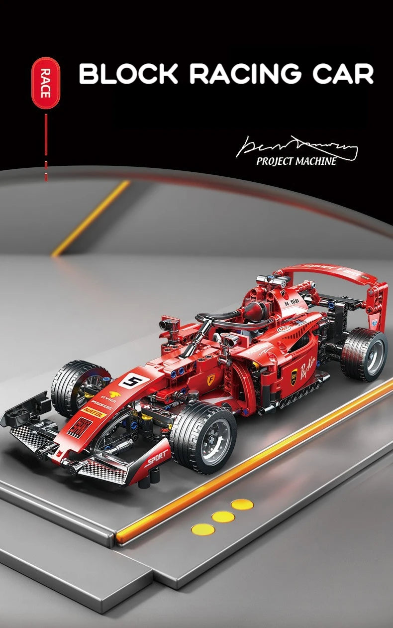 Block Racing Car (1137 - 1768pcs)