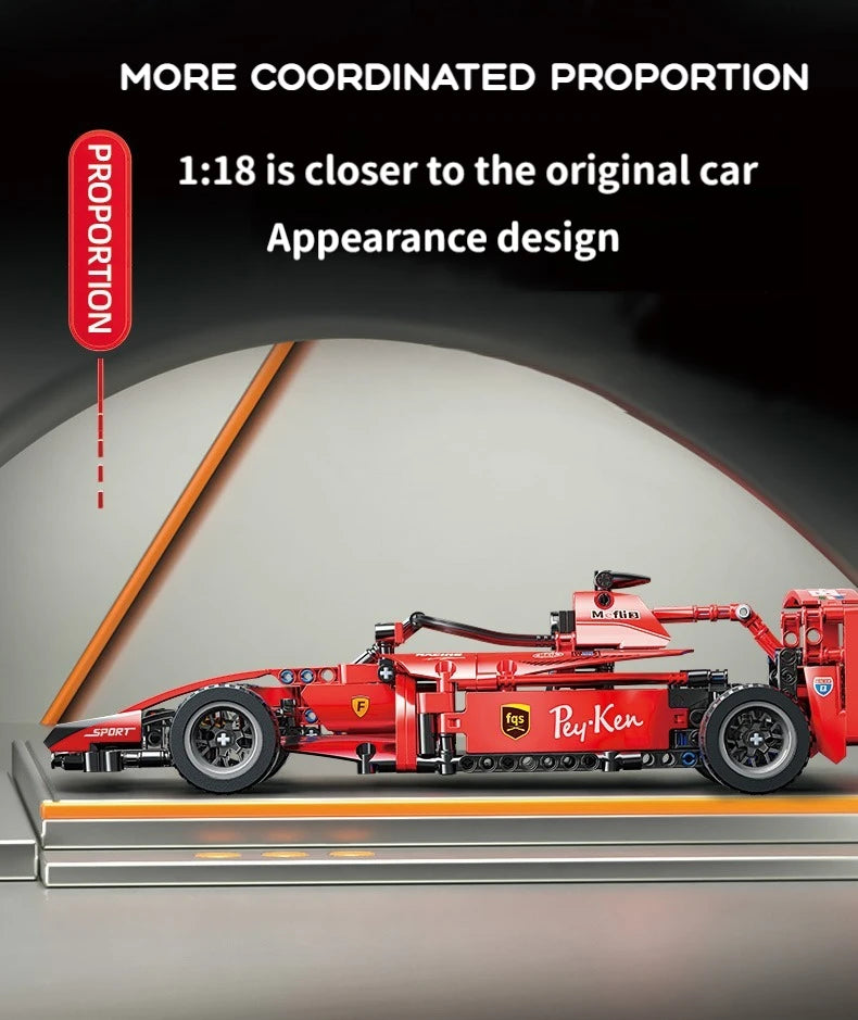 Block Racing Car (1137 - 1768pcs)