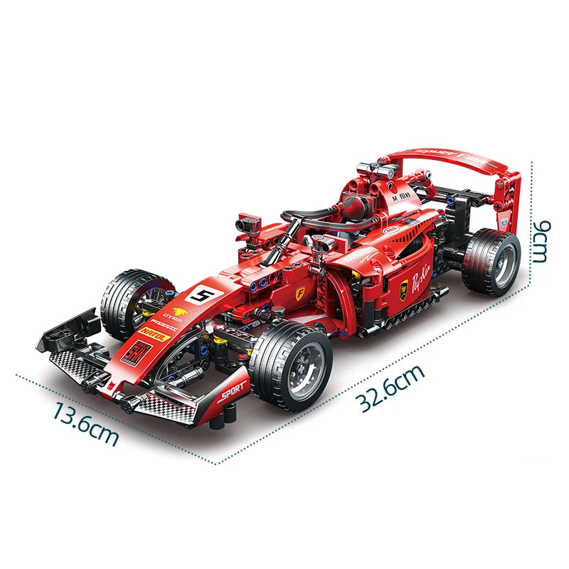 Block Racing Car (1137 - 1768pcs)