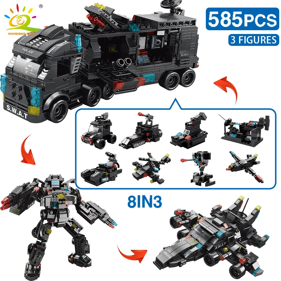 Military SWAT Soldier (585pcs)