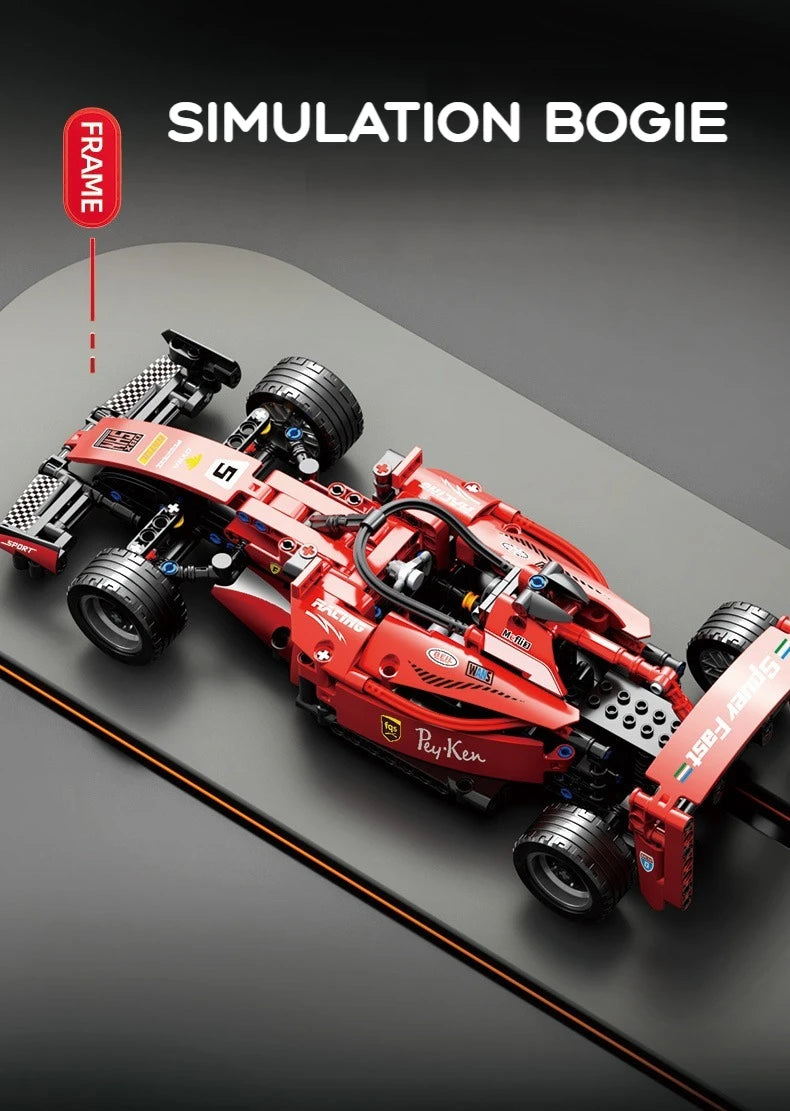 Block Racing Car (1137 - 1768pcs)
