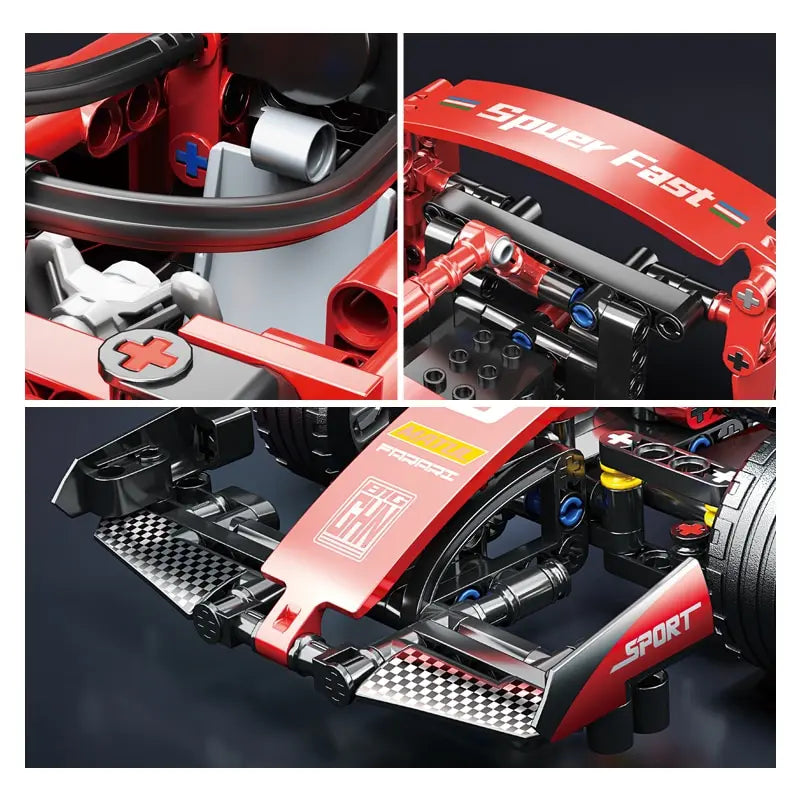 Block Racing Car (1137 - 1768pcs)