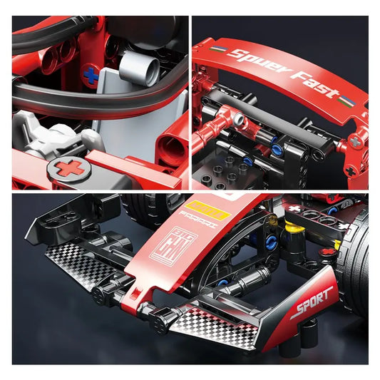 Block Racing Car (1137 - 1768pcs)